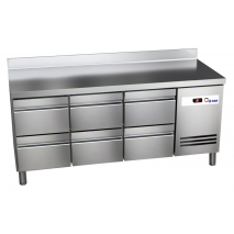 Kühltisch Ready KT3006 mit Aufkantung - 6 Schubladen  - GN 1/1