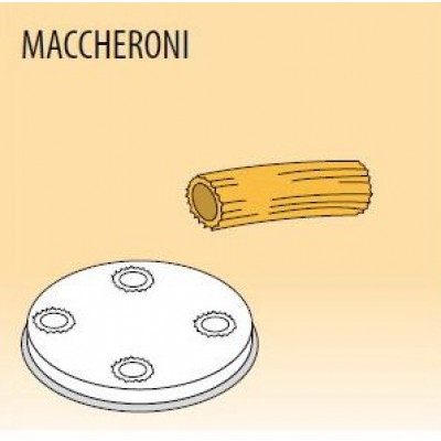 Nudelform Maccheroni, für Nudelmaschine MPF/2,5 und MPF/4