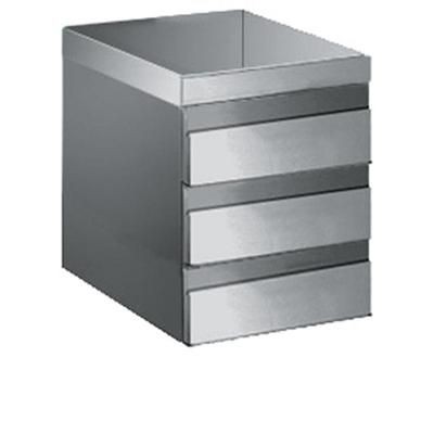 KBS Schubladenblock für Arbeitstische mit 3 Schubladen, 700mm Tiefe, 90192104