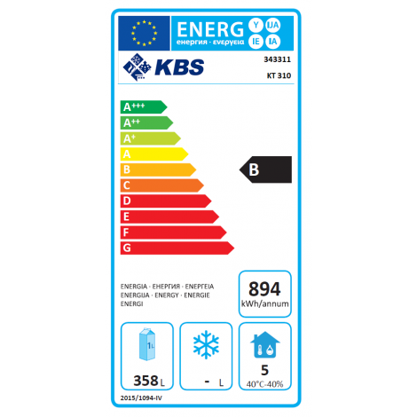 KBS Kühltisch  KT 310, Edelstahl, mit Umluftkühlung und keine Beleuchtung, 343311
