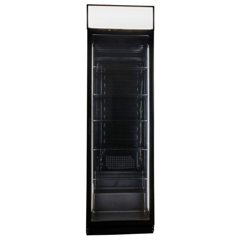 NordCap Cool-Line-Glastür-Kühlschrank, CD 400 D Black