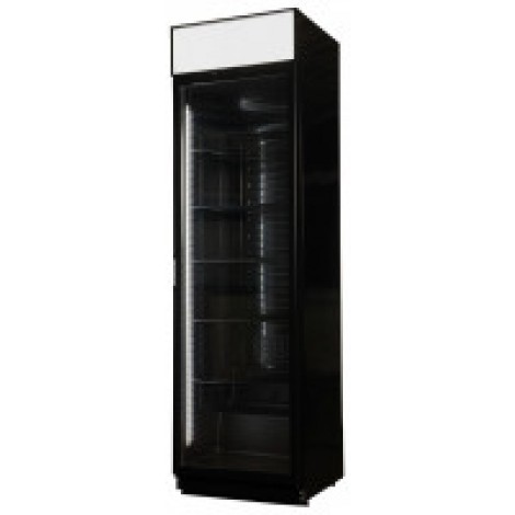 NordCap Cool-Line-Glastür-Kühlschrank, CD 400 D Black