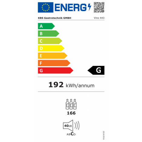 KBS Weinkühlschrank 2 Temperaturzonen Vino 443, 529443