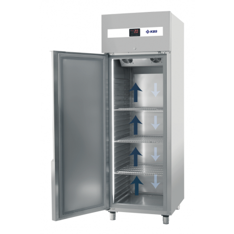 KBS Edelstahlkühlschrank KU 753 - Türanschlag links, 60421029