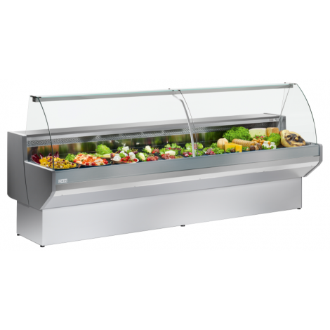 KBS Freikühltheke Pablo 3 200 S, Stille Kühlung und Reservefach - 830822