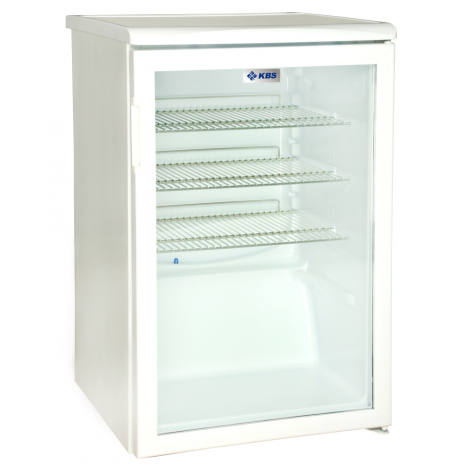 KBS Glastürkühlschrank K 140G, weiß, 9190140