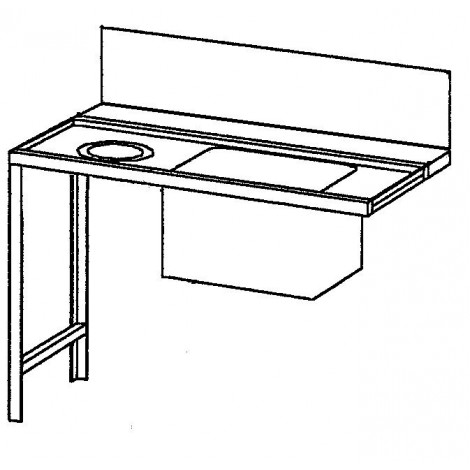 KBS - Zulauftisch - Ready - Anbau links