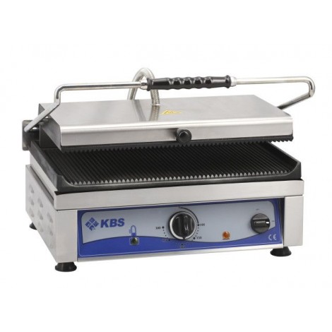 KBS Kontaktgrill Grillfläche 45x27 cm oben & unten gerillt, 1092.7021