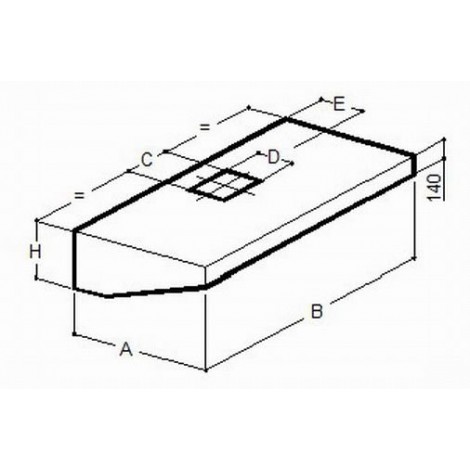 Wandhaube 1200x700 Pro A