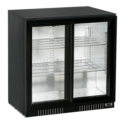 KBS Backbar 196, schwarz, mit Umluftkühlung und LED-Beleuchtung, 60402