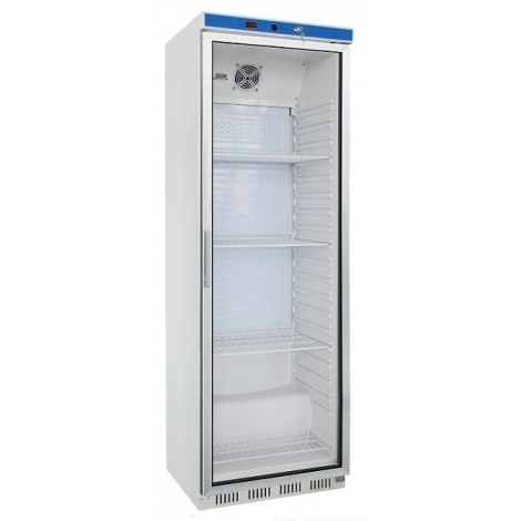 KBS Glastürkühlschrank 602 GU, weiss, mit Umluftkühlung und Beleuchtung, 347608