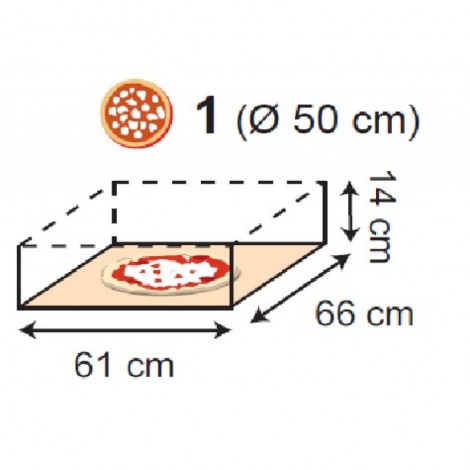 Pizzaofen Moretti Forni IDECK M 60.60 Digital, 4 Pizzen, 30cm Durchmesser