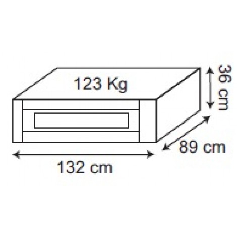 Pizzaofen Moretti Forni IDECK M 65.105 Digital, 6 Pizzen, 30 cm Durchmesser