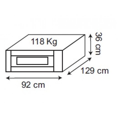 Pizzaofen Moretti Forni IDECK PM 65.105, 6 Pizzen, 30 cm Durchmesser