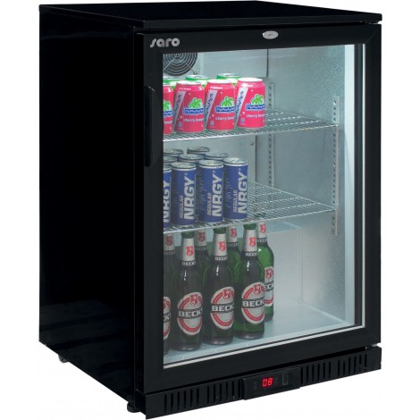 Saro Bar Kühltisch Umluftkühlung 1 Tür schwarz