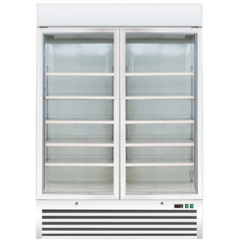 Saro Tiefkühlschrank Glastür Umluftkühlung 1000