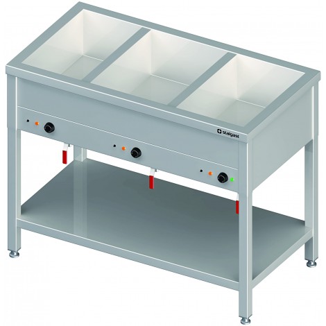 Bain Marie 2 Becken 2 x GN 1/1