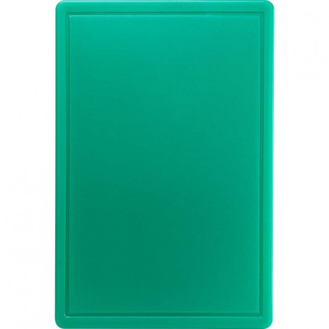 Schneidbrett, HACCP, Farbe grün, 450 x 300 x 13 mm (BxTxH)