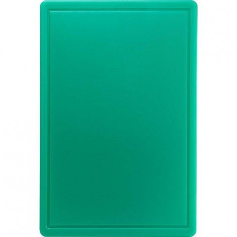 Schneidbrett, HACCP, Farbe grün, 450 x 300 x 13 mm (BxTxH)