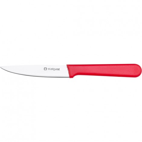 Stalgast Schälmesser, HACCP, Griff rot, Edelstahlklinge 9 cm