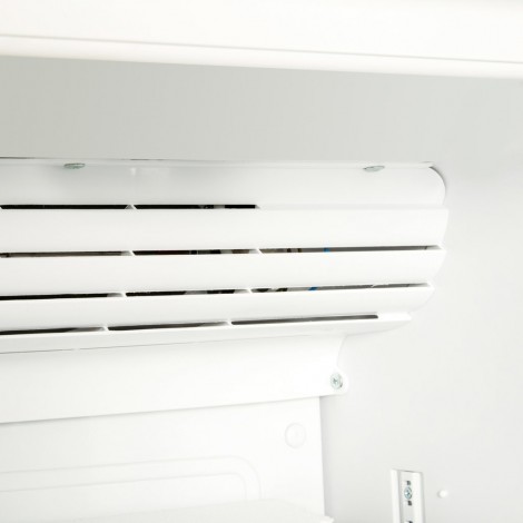 KBS Glastürkühlschrank FLK 365, weiss, mit Umluftkühlung und LED-Beleuchtung, 9190025