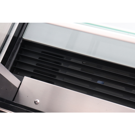 KBS Kuchen und Tortenvitrine Cube 120 mit Umluftkühlung und LED-Beleuchtung, 9160370