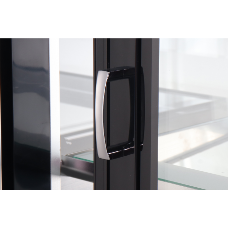 KBS Kuchen und Tortenvitrine Cube 120 mit Umluftkühlung und LED-Beleuchtung, 9160370