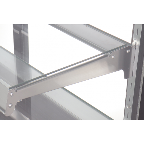 KBS Kuchen und Tortenvitrine Cube 90 mit Umluftkühlung und LED-Beleuchtung, 9160270