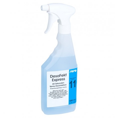 Saro DesoFekt Express 60 Sekunden Spray-Desinf. 0,5 L