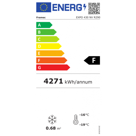 KBS Glastürtiefühlschrank TK 401 GDU, weiss, mit Umluftkühlung und Beleuchtung, 465606 -Auslaufmodell-