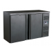 KBS Backbar 150 mit Volltüren, schwarz, mit Umluftkühlung, 61150