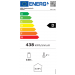 KBS Schubladenkühler UKS 140, silber, mit Umluftkühlung und LED-Beleuchtung, 60338