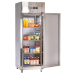KBS Edelstahlkühlschrank TKU 740, Edelstahl, Umluftkühlung, mit Beleuchtung, 60750