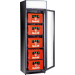 KBS Glastürkühlschrank FLK 365, schwarz, mit Umluftkühlung und LED-Beleuchtung, 9190026