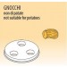 Nudelform Gnocchi, für Nudelmaschine MPF/2,5 und MPF/4