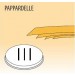 Nudelform Pappardelle, für Nudelmaschine MPF/1,5