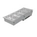 KBS Einbau Bain Marie 3x GN 1/1 mit getrennt regelbaren Becken, 70510026