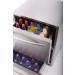 KBS Schubladenkühler UKS 140, silber, mit Umluftkühlung und LED-Beleuchtung, 60338