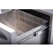 KBS Schubladenkühler UKS 140, silber, mit Umluftkühlung und LED-Beleuchtung, 60339