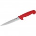 Stalgast Filetiermesser, HACCP, Griff rot, Edelstahlklinge 16 cm