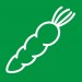Stalgast Küchenmesser, HACCP, Griff grün, Edelstahlklinge 16 cm