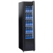 KBS Glastürkühlschrank KBS 326 G Slim, schwarz, mit Umluftkühlung und Beleuchtung, 302324