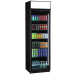 KBS Glastürkühlschrank FLK 365, schwarz, mit Umluftkühlung und LED-Beleuchtung, 9190026