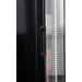 KBS Glastürkühlschrank FLK 365, schwarz, mit Umluftkühlung und LED-Beleuchtung, 9190026