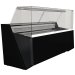 KBS Freikühltheke Nika 1000, schwarz, mit Stiller Kühlung und LED-Beleuchtung, 580112